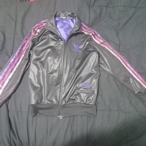 Rare ADIDAS! Chile62 late 90s/ Y2K SEQUINNED! Korn Style Jonathan Davis SUIT! - Picture 6 of 16